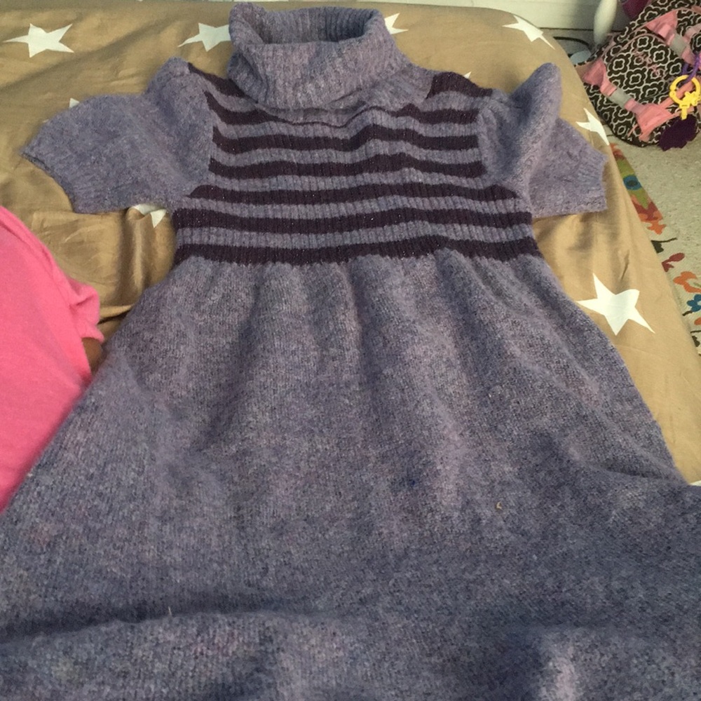 Purple Sweater Dress